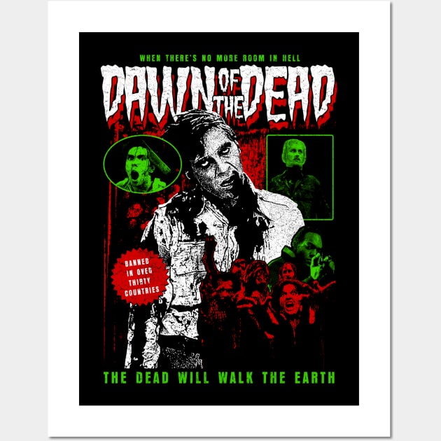 Dawn of the Dead Wall Art by nickbaileydesigns